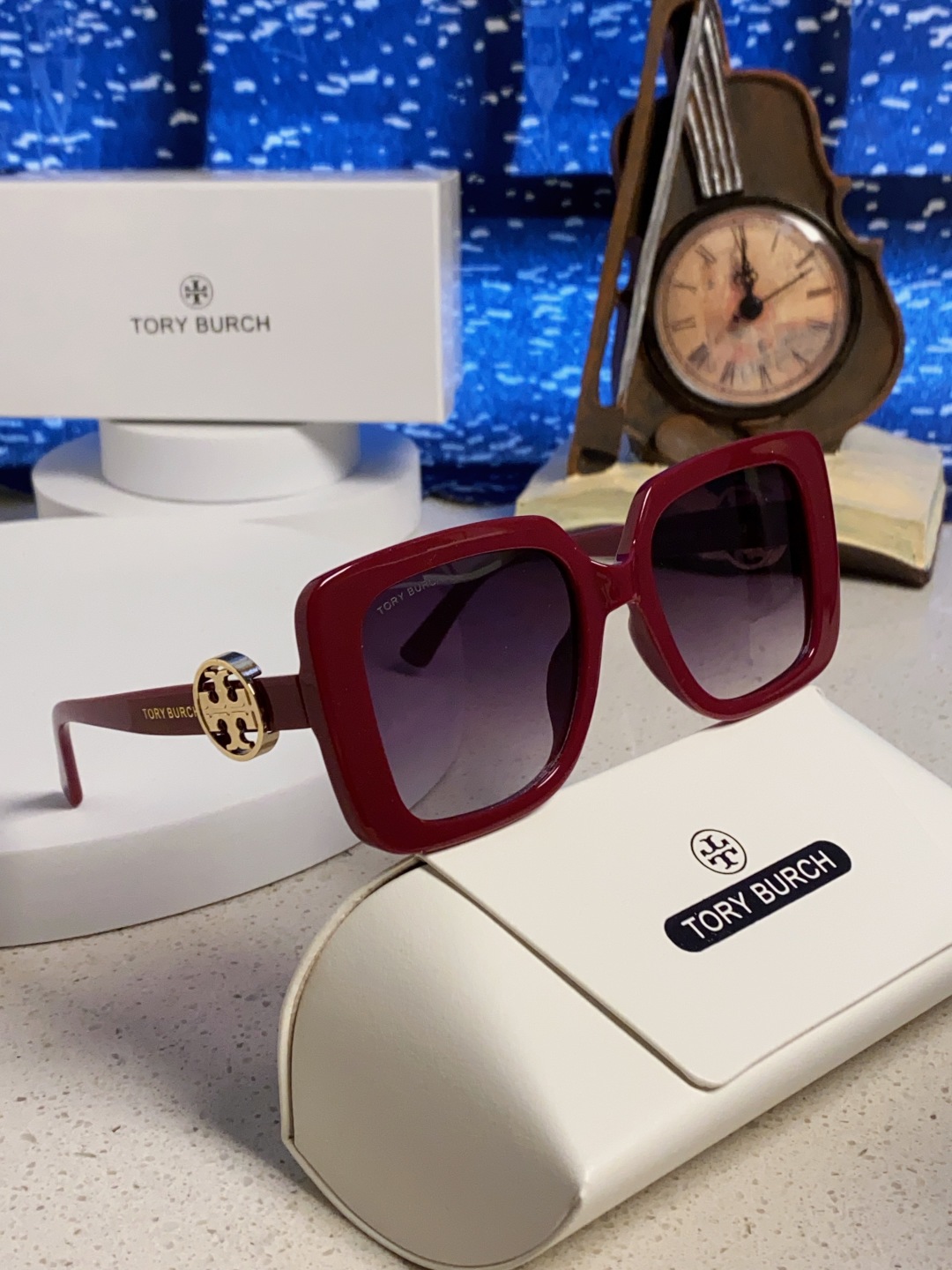ToryBurch托里伯奇 2025新款方形太阳镜动感女士太阳眼镜防晒ins网红同款墨镜