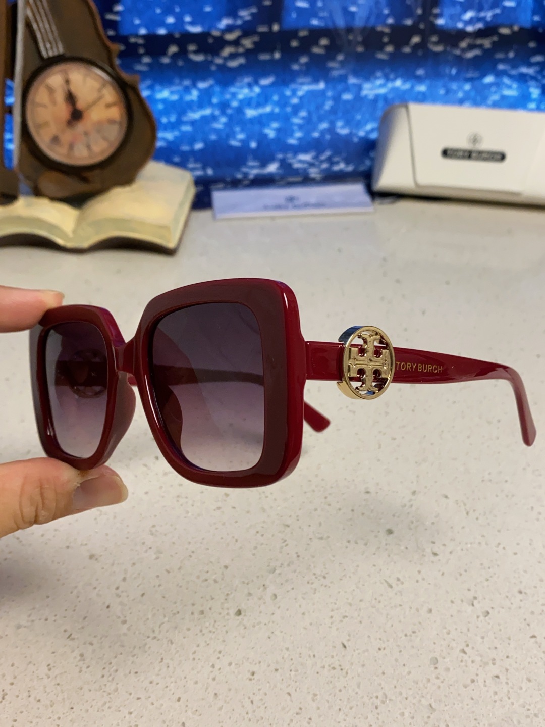 ToryBurch托里伯奇 2025新款方形太阳镜动感女士太阳眼镜防晒ins网红同款墨镜