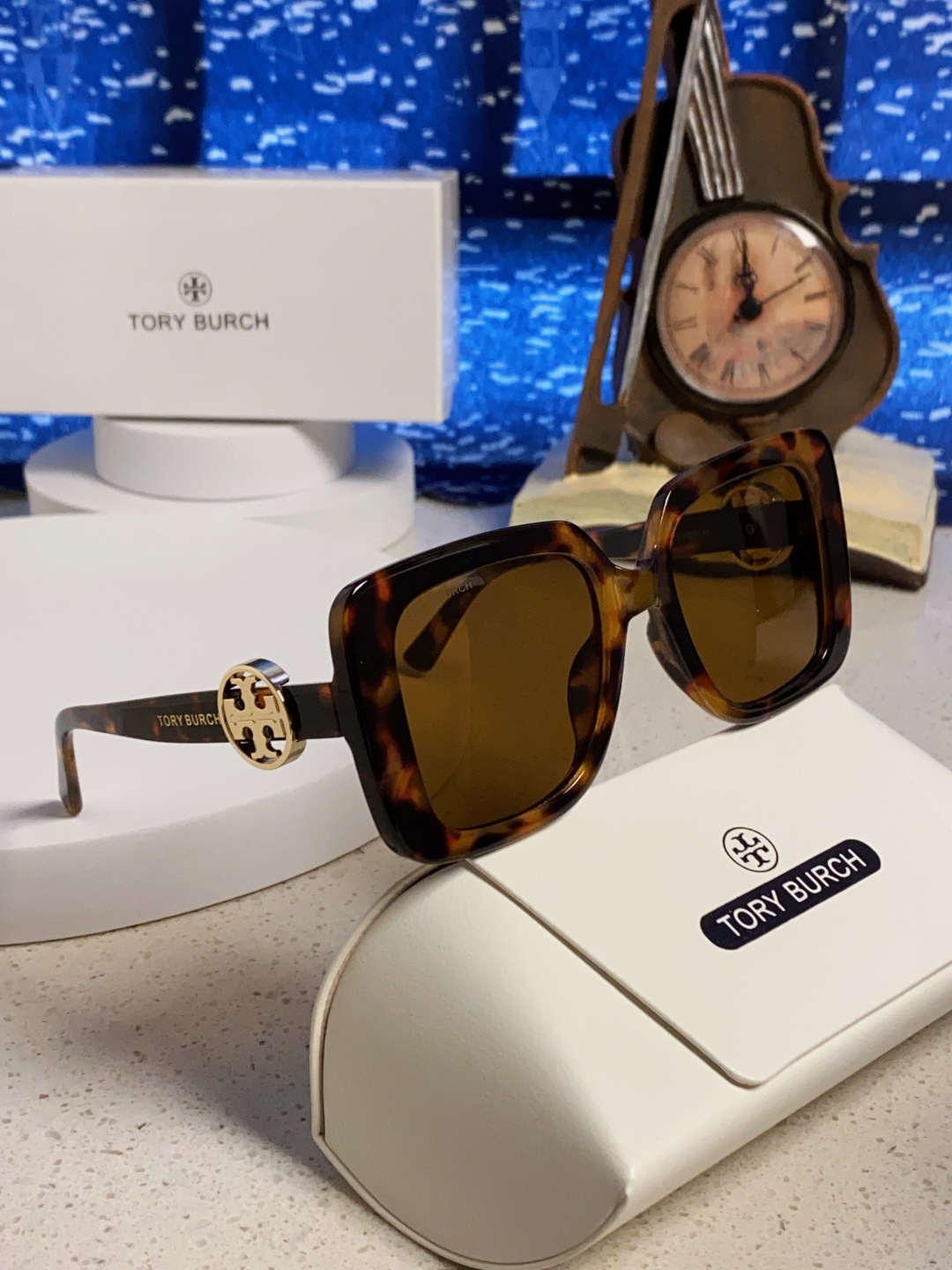 ToryBurch托里伯奇 2025新款方形太阳镜动感女士太阳眼镜防晒ins网红同款墨镜