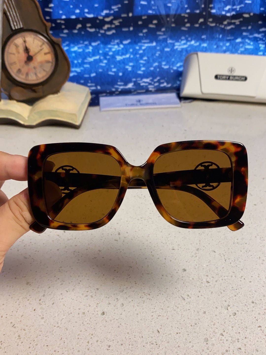 ToryBurch托里伯奇 2025新款方形太阳镜动感女士太阳眼镜防晒ins网红同款墨镜