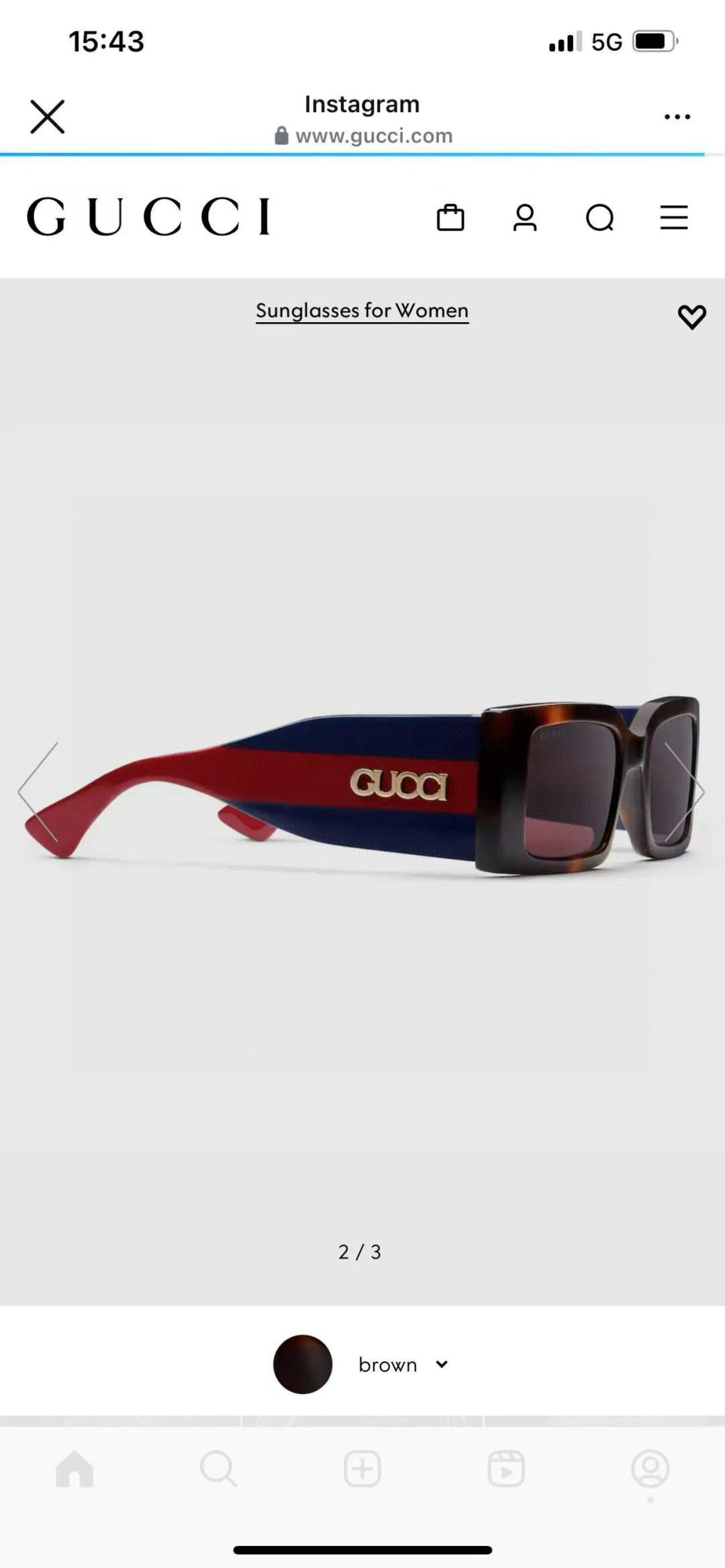 Gucci古奇 2025新款女士大框sunglasses 太阳镜 男女通用GG1860S