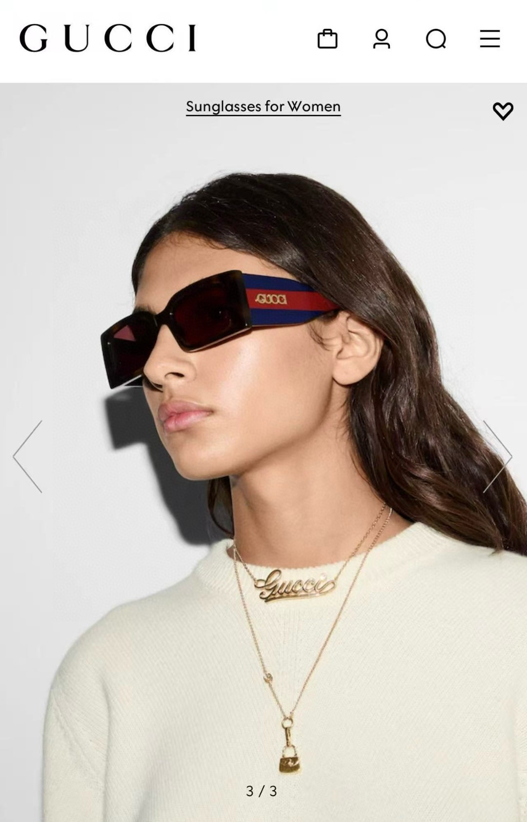 Gucci古奇 2025新款女士大框sunglasses 太阳镜 男女通用GG1860S