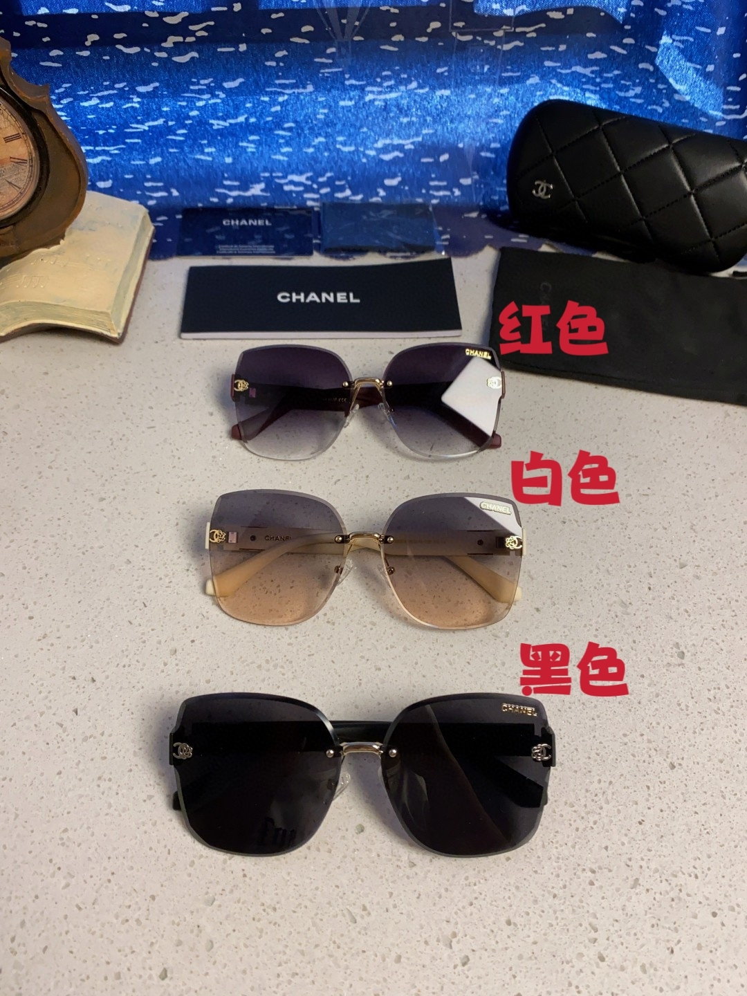 Chanel香奈儿 2025新款轻奢太阳镜经典圆框女士墨镜防紫外线偏光镜遮阳气质大脸