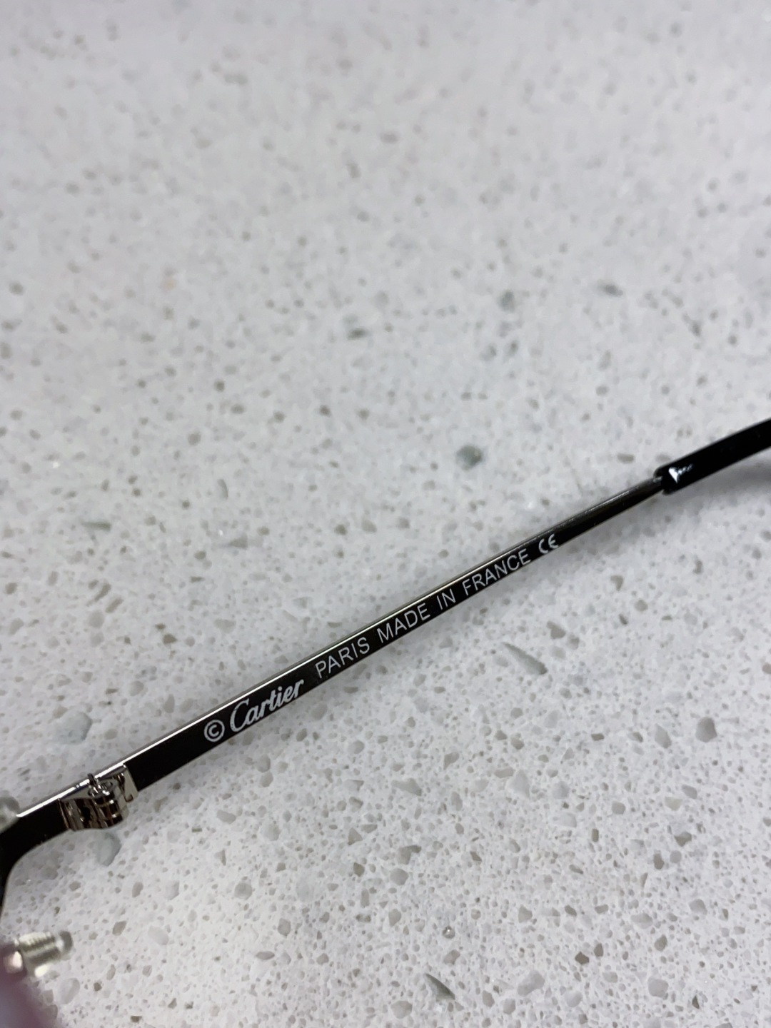 Cartier卡地亚 2025新款欧美墨镜女时尚方形跨境太阳镜切边碎花工艺镜片金属防紫外线 高品质