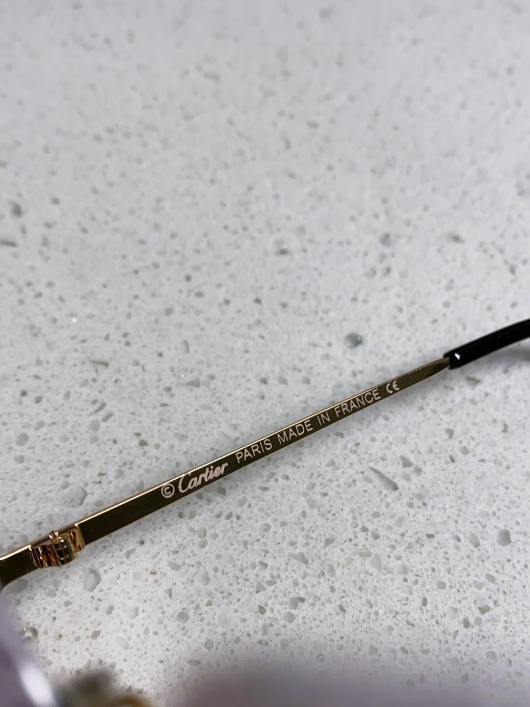 Cartier卡地亚 2025新款欧美墨镜女时尚方形跨境太阳镜切边碎花工艺镜片金属防紫外线 高品质