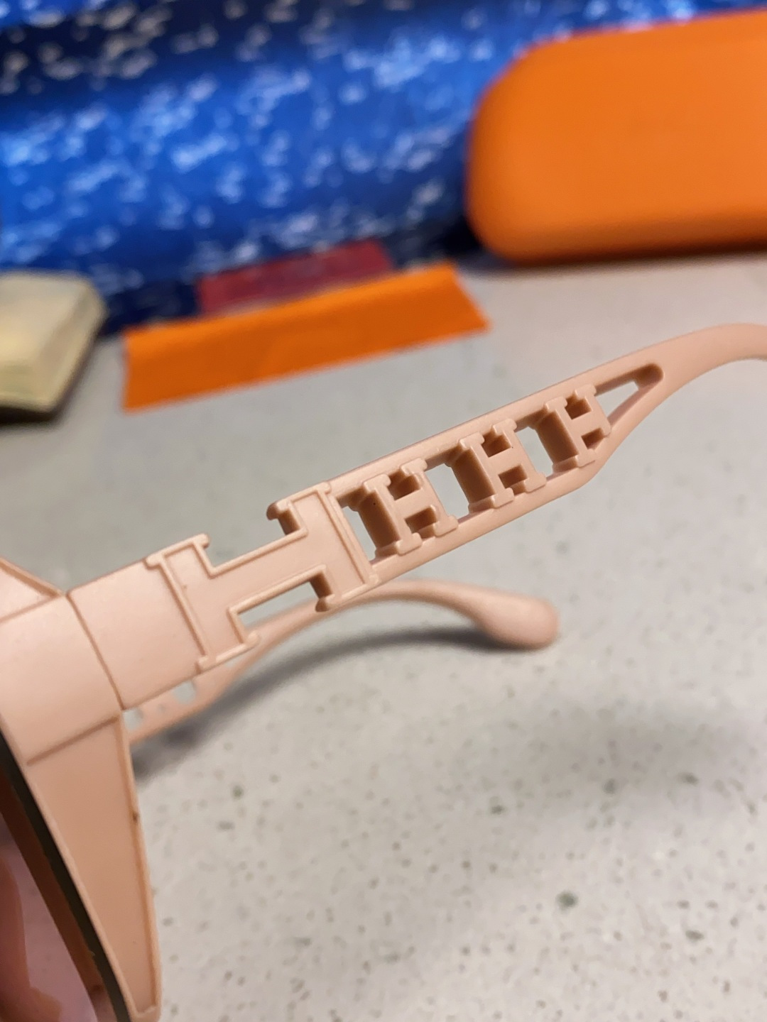 Hermes爱马仕 2025新款时尚偏光太阳镜女开车墨镜H家眼镜圆框镂空大框显脸小防紫外女款