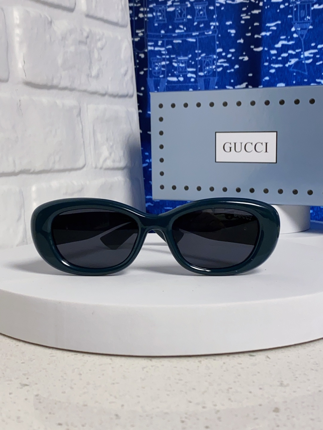 Gucci古驰墨镜女2025新款倪妮李沁同款时尚椭圆GG1829S高品质太阳镜