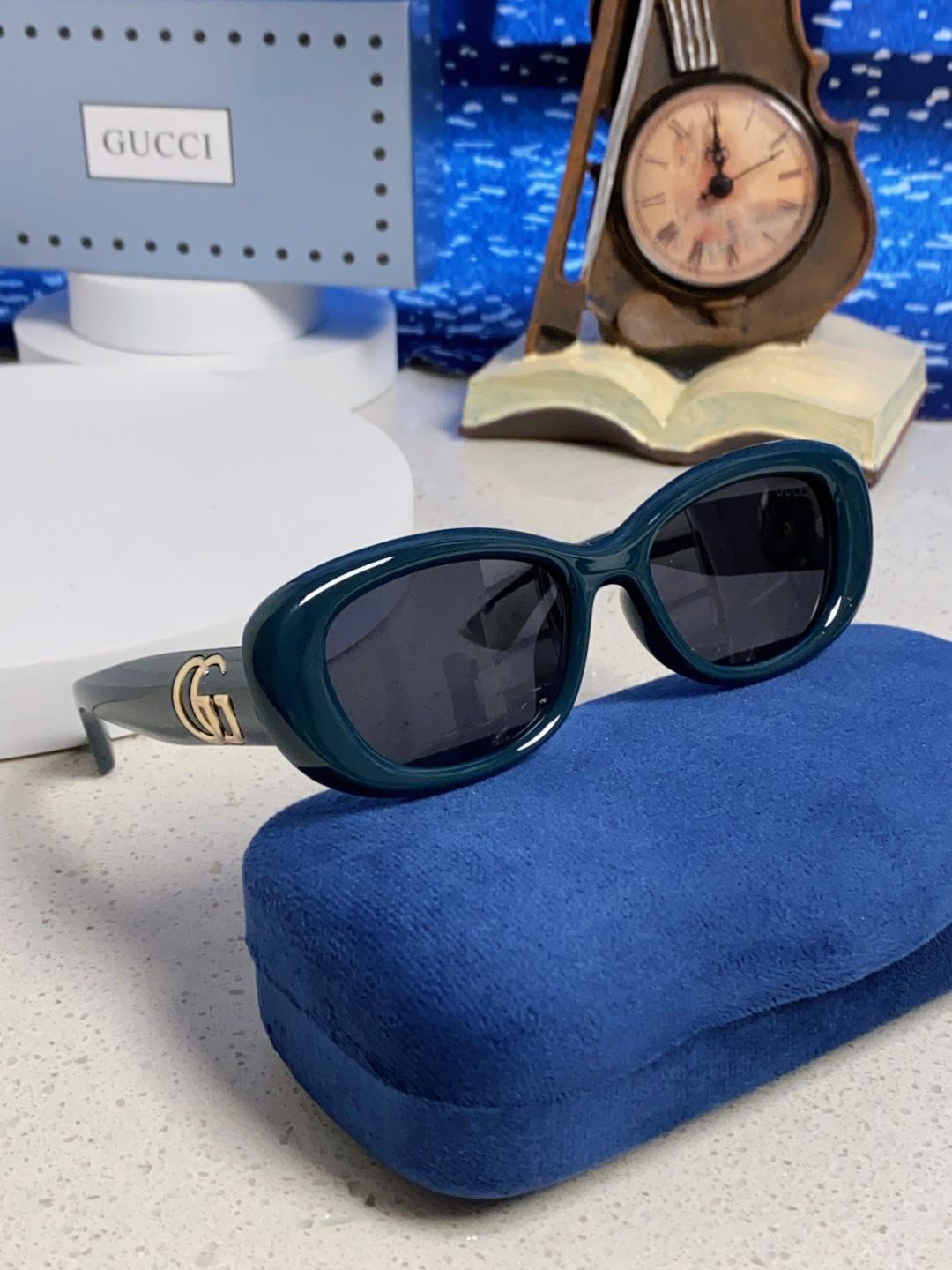 Gucci古驰墨镜女2025新款倪妮李沁同款时尚椭圆GG1829S高品质太阳镜