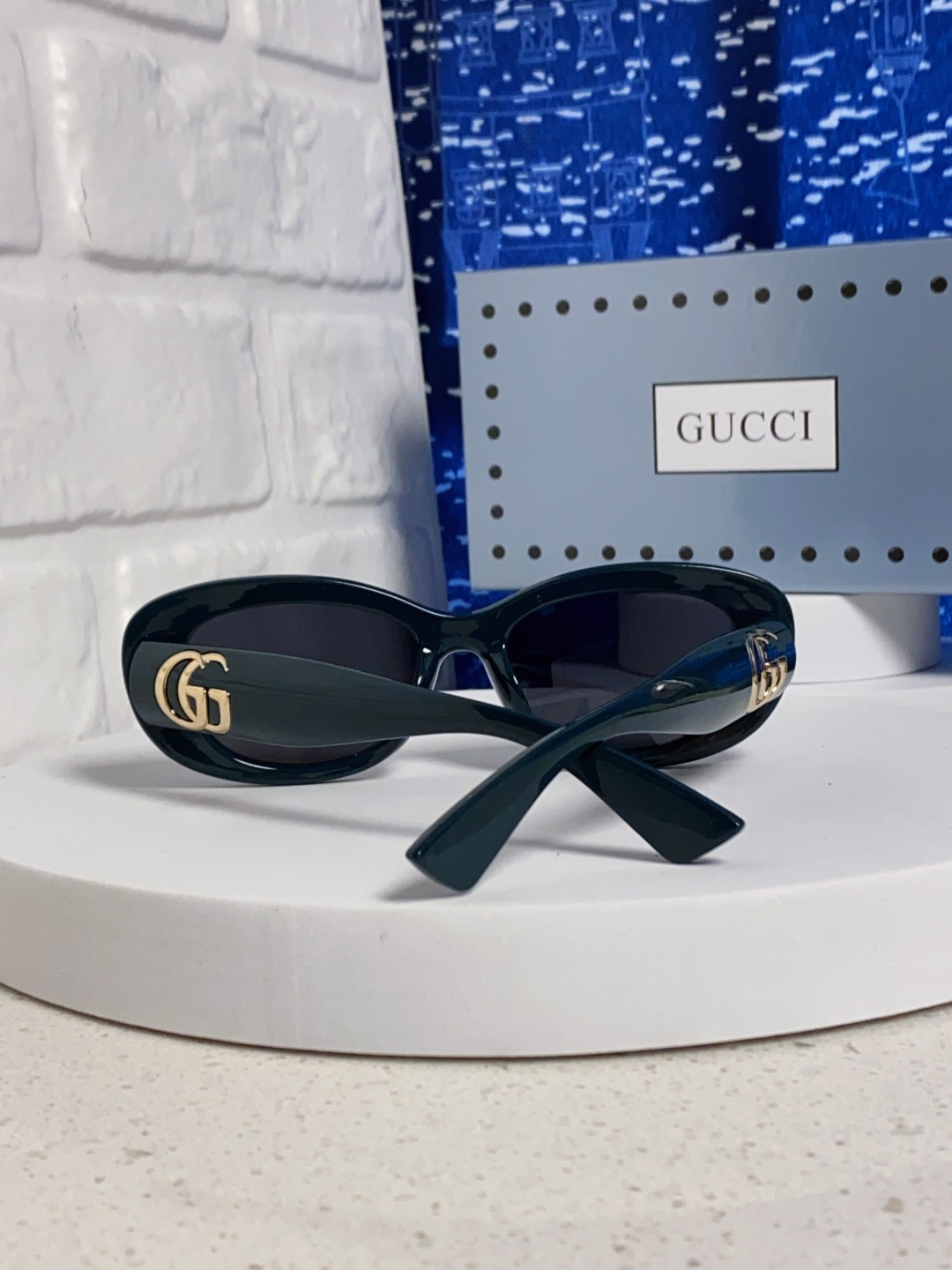 Gucci古驰墨镜女2025新款倪妮李沁同款时尚椭圆GG1829S高品质太阳镜