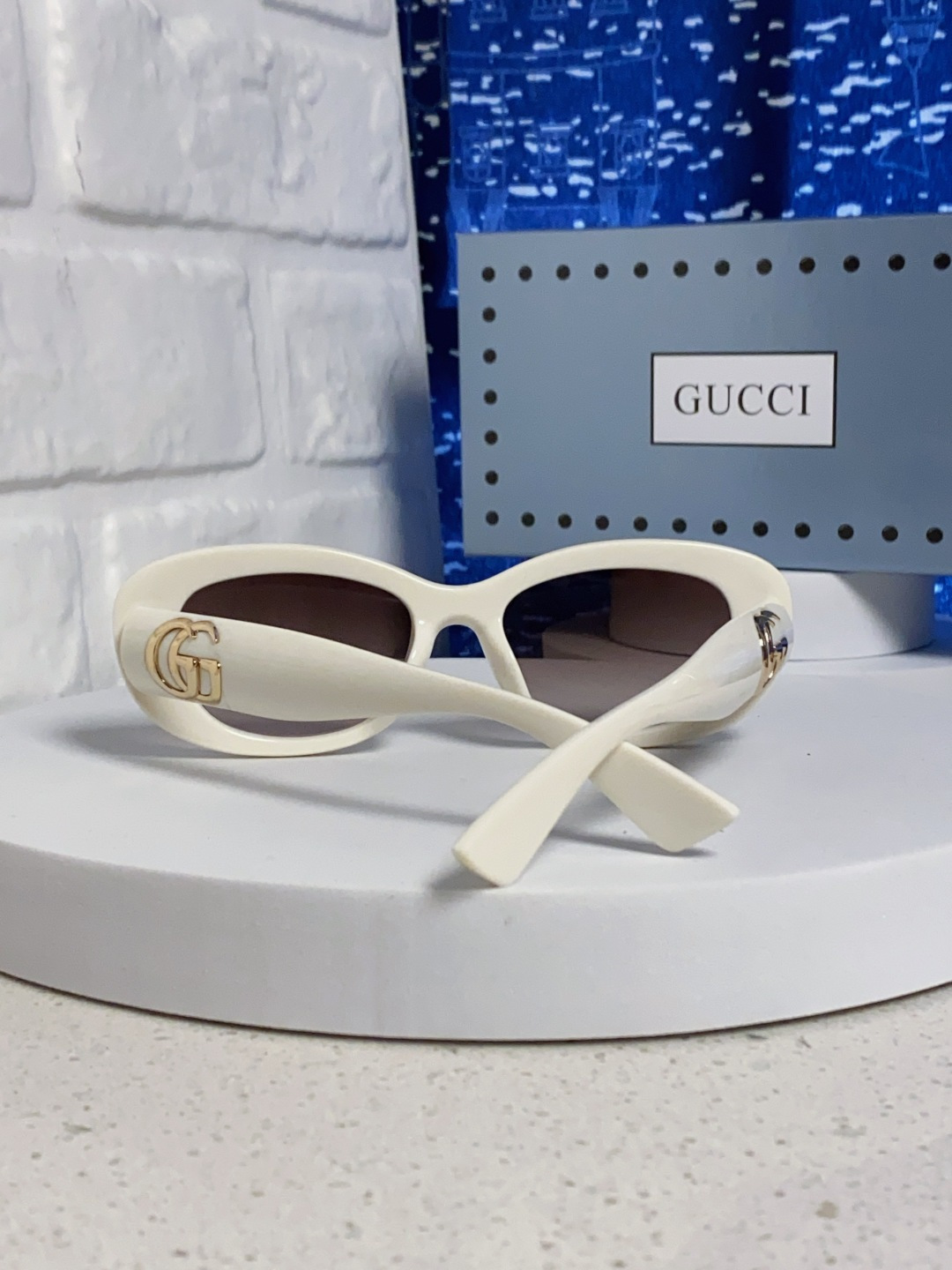 Gucci古驰墨镜女2025新款倪妮李沁同款时尚椭圆GG1829S高品质太阳镜