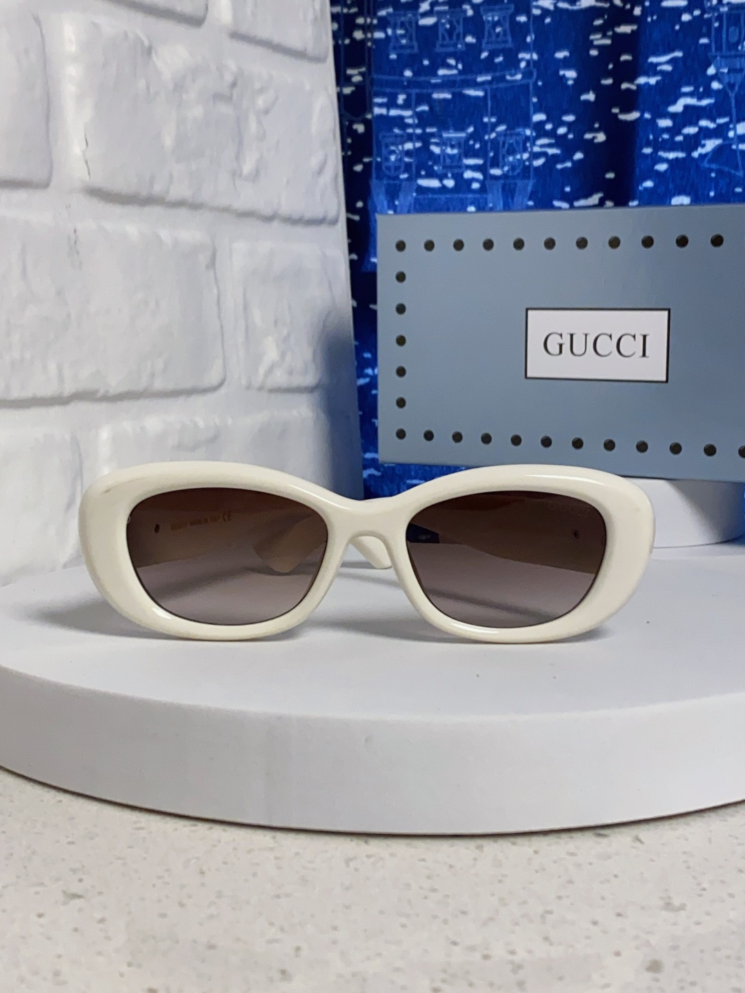 Gucci古驰墨镜女2025新款倪妮李沁同款时尚椭圆GG1829S高品质太阳镜