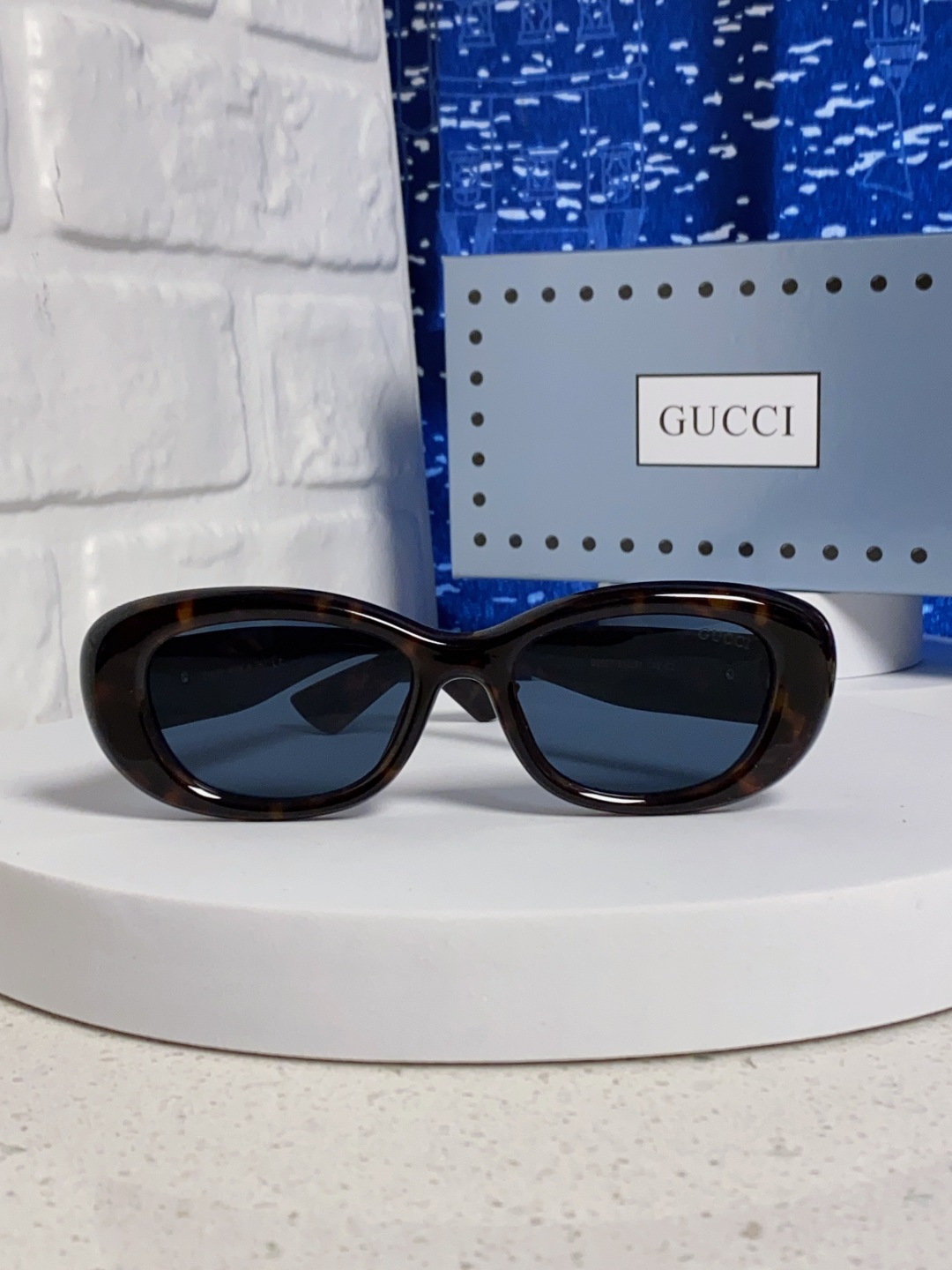 Gucci古驰墨镜女2025新款倪妮李沁同款时尚椭圆GG1829S高品质太阳镜