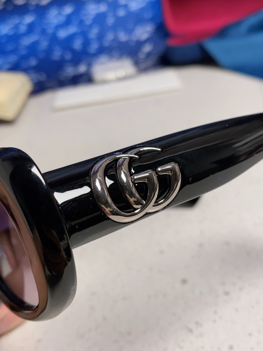 Gucci古驰墨镜女2025新款倪妮李沁同款时尚椭圆GG1829S高品质太阳镜