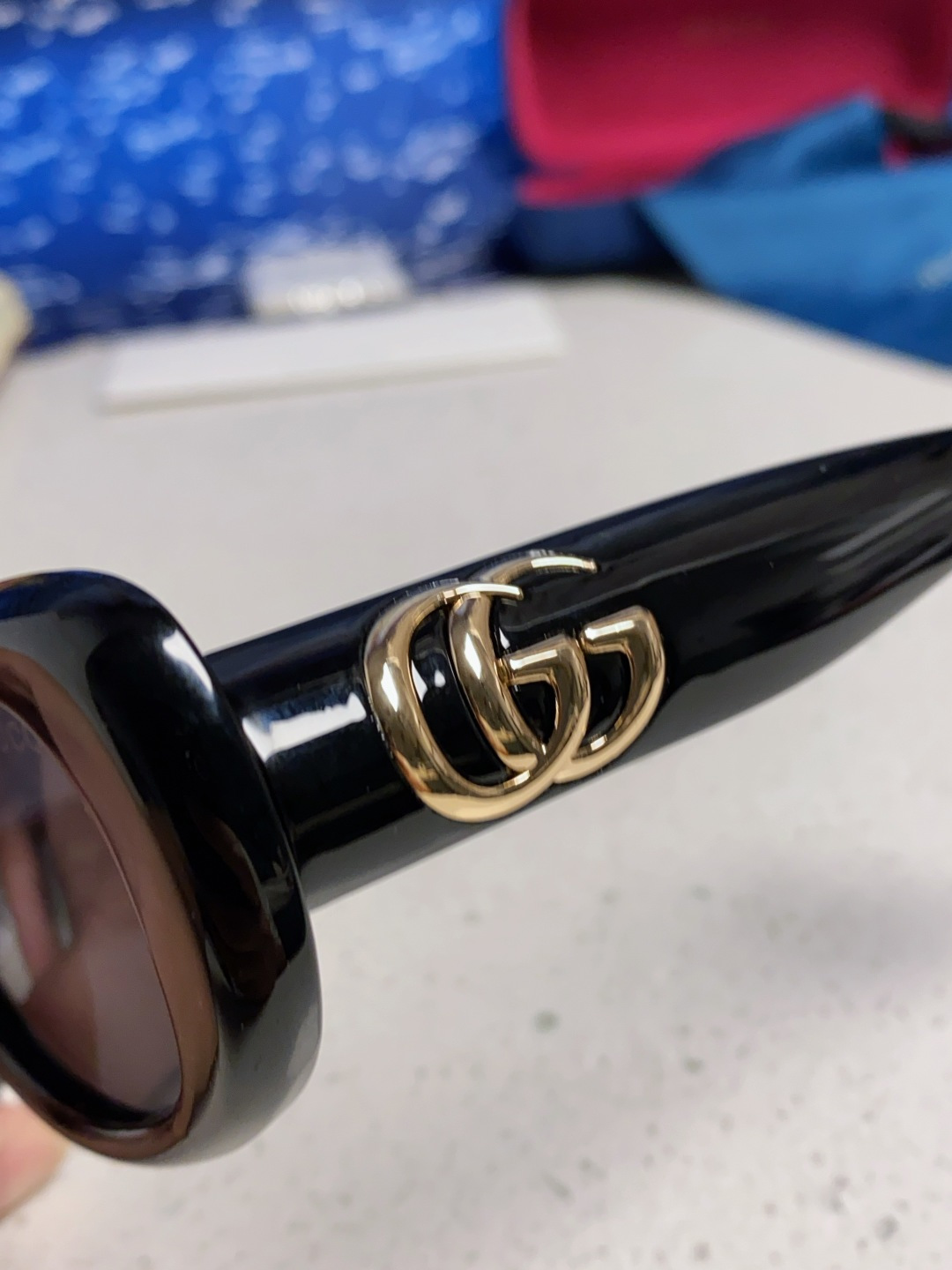 Gucci古驰墨镜女2025新款倪妮李沁同款时尚椭圆GG1829S高品质太阳镜