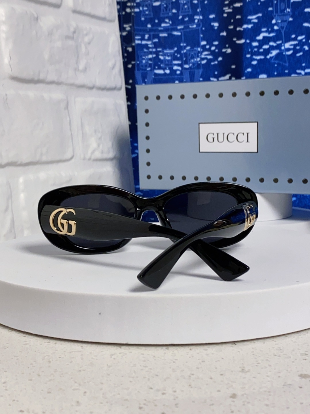 Gucci古驰墨镜女2025新款倪妮李沁同款时尚椭圆GG1829S高品质太阳镜