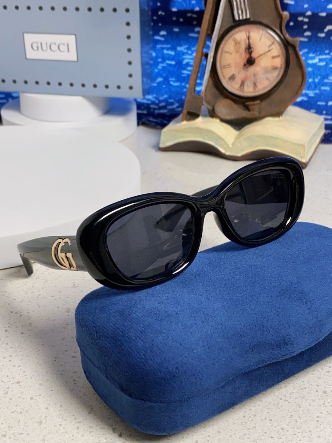 Gucci古驰墨镜女2025新款倪妮李沁同款时尚椭圆GG1829S高品质太阳镜