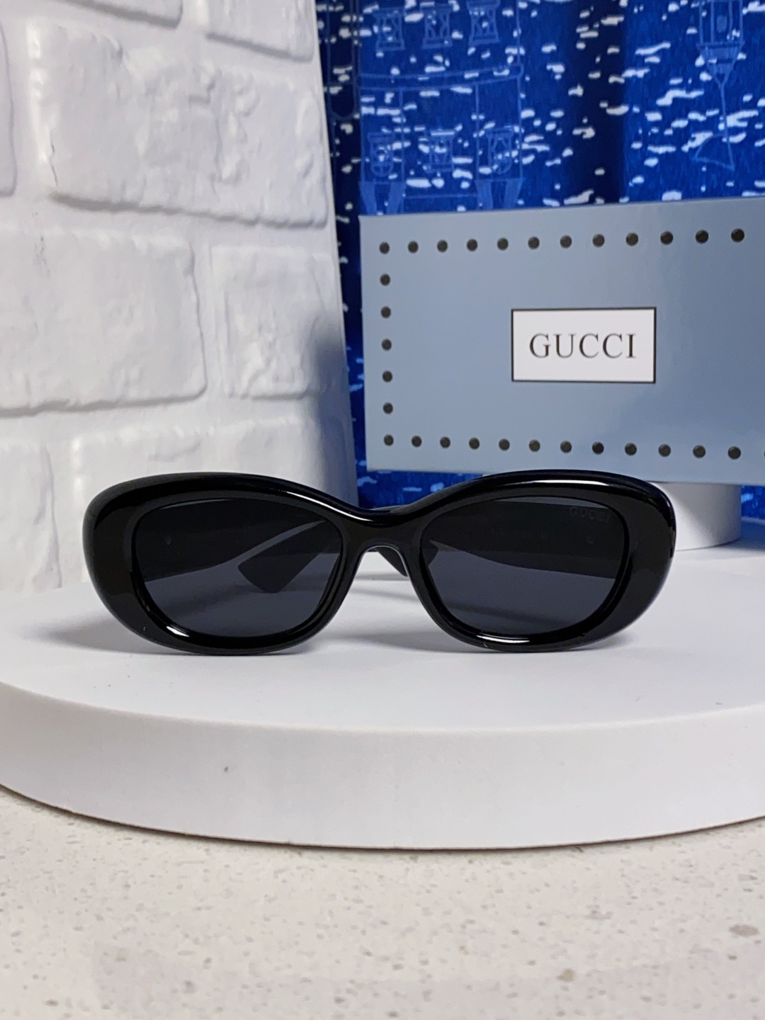 Gucci古驰墨镜女2025新款倪妮李沁同款时尚椭圆GG1829S高品质太阳镜