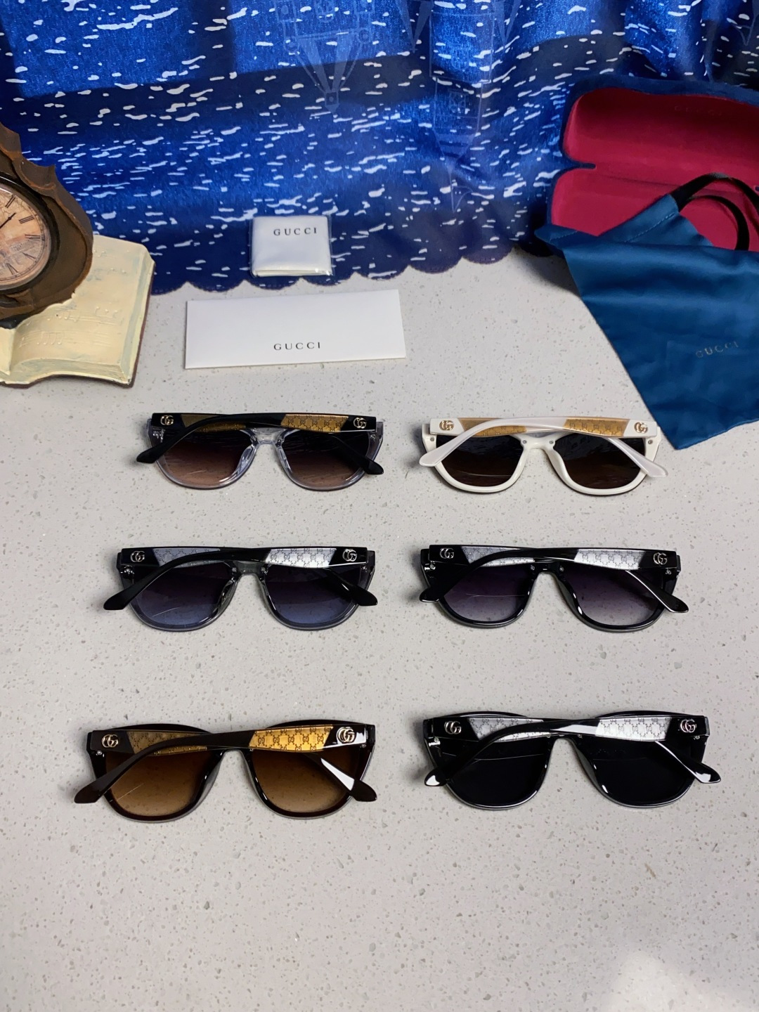 Gucci古奇 2025新款猫眼框太阳眼镜女士网红风遮阳墨镜男防紫外线 男女通用