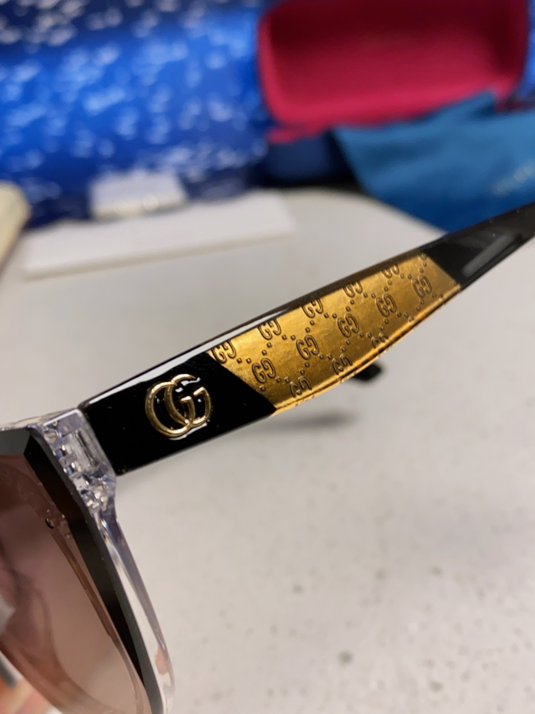 Gucci古奇 2025新款猫眼框太阳眼镜女士网红风遮阳墨镜男防紫外线 男女通用