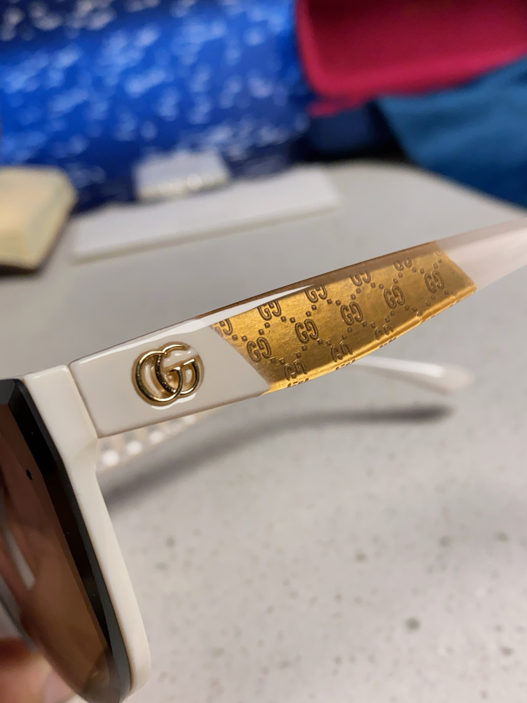 Gucci古奇 2025新款猫眼框太阳眼镜女士网红风遮阳墨镜男防紫外线 男女通用