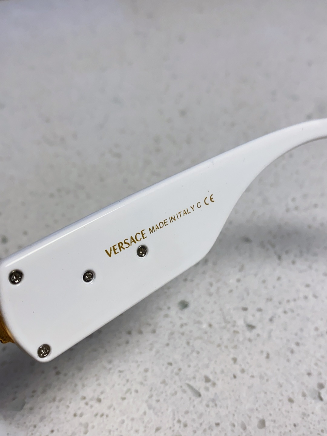 Versace范思哲 2025新款欧美风金属方形太阳眼镜女2207时尚可拆洗皮扣遮阳墨镜男防紫外线