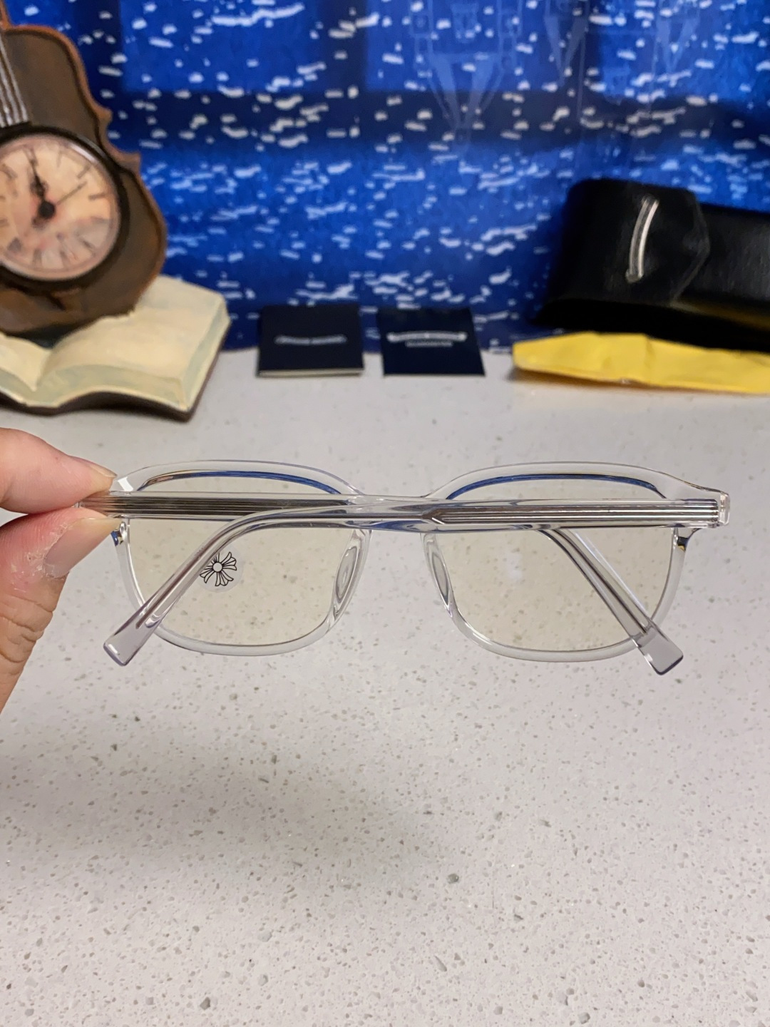 Chrome Hearts 克罗心 欧美新款太阳镜男女方框克家平光镜经典旅游时尚光学眼镜