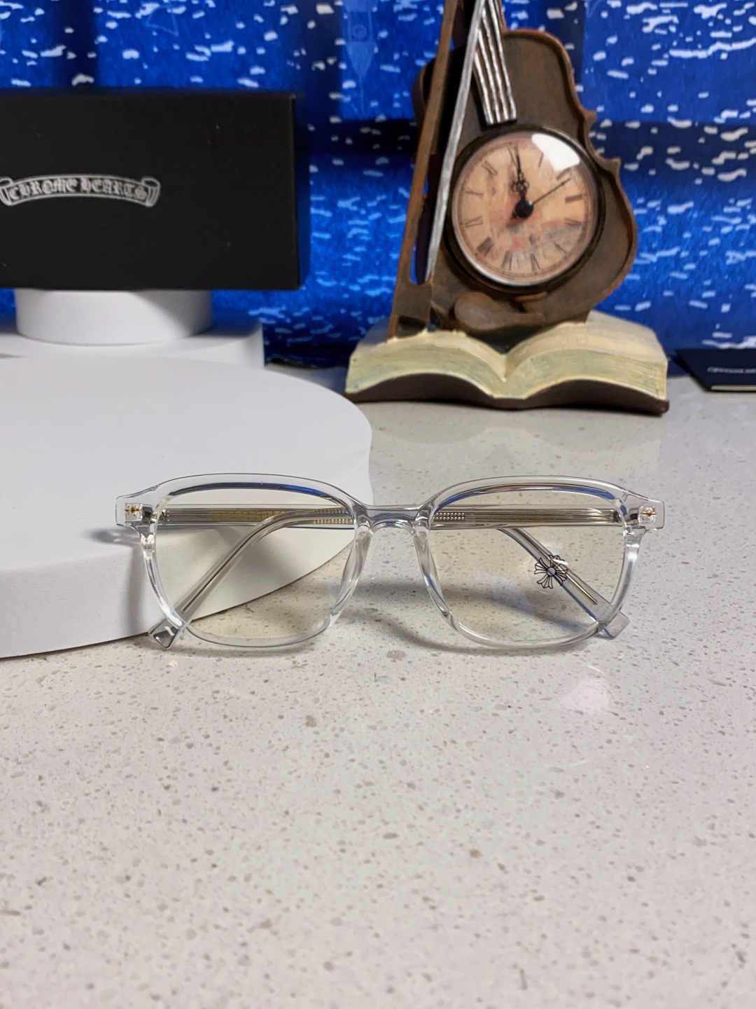 Chrome Hearts 克罗心 欧美新款太阳镜男女方框克家平光镜经典旅游时尚光学眼镜