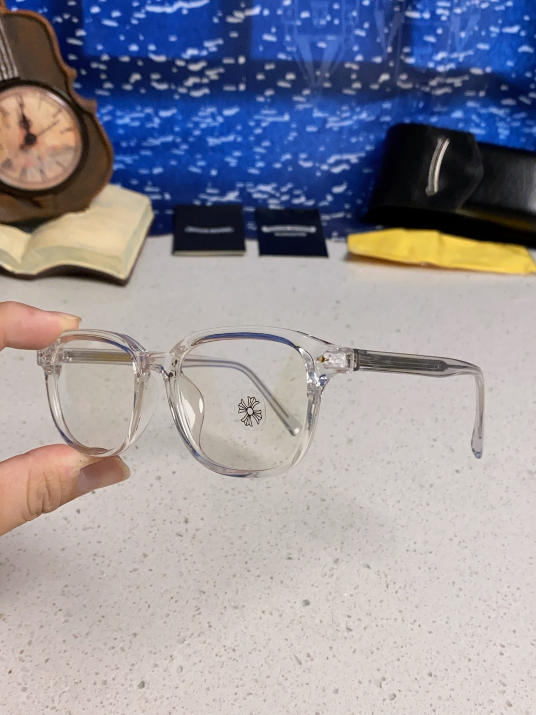 Chrome Hearts 克罗心 欧美新款太阳镜男女方框克家平光镜经典旅游时尚光学眼镜