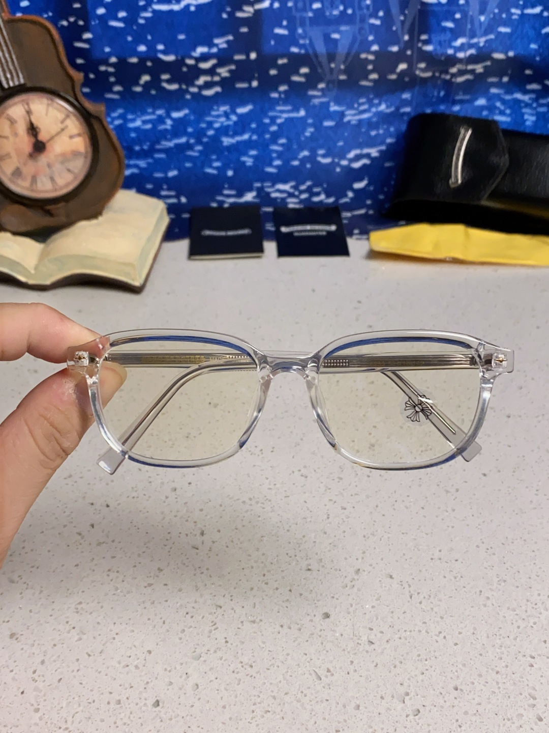 Chrome Hearts 克罗心 欧美新款太阳镜男女方框克家平光镜经典旅游时尚光学眼镜