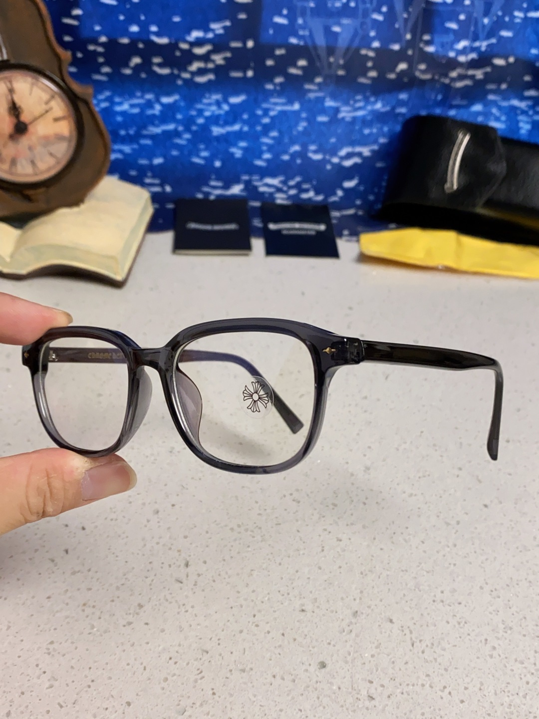 Chrome Hearts 克罗心 欧美新款太阳镜男女方框克家平光镜经典旅游时尚光学眼镜