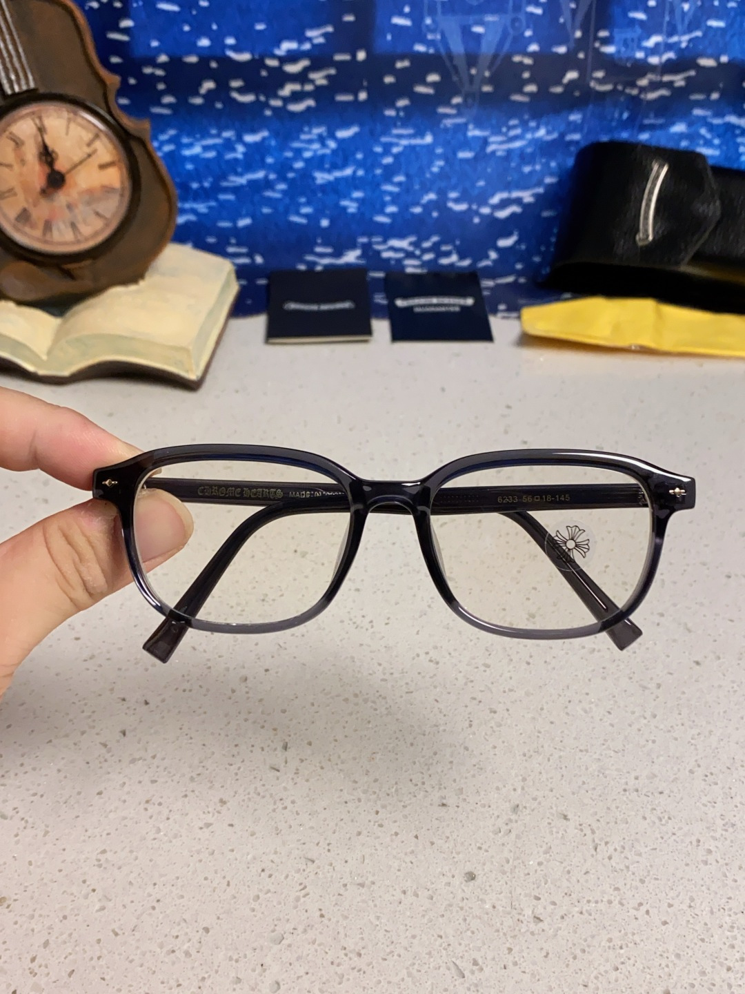 Chrome Hearts 克罗心 欧美新款太阳镜男女方框克家平光镜经典旅游时尚光学眼镜