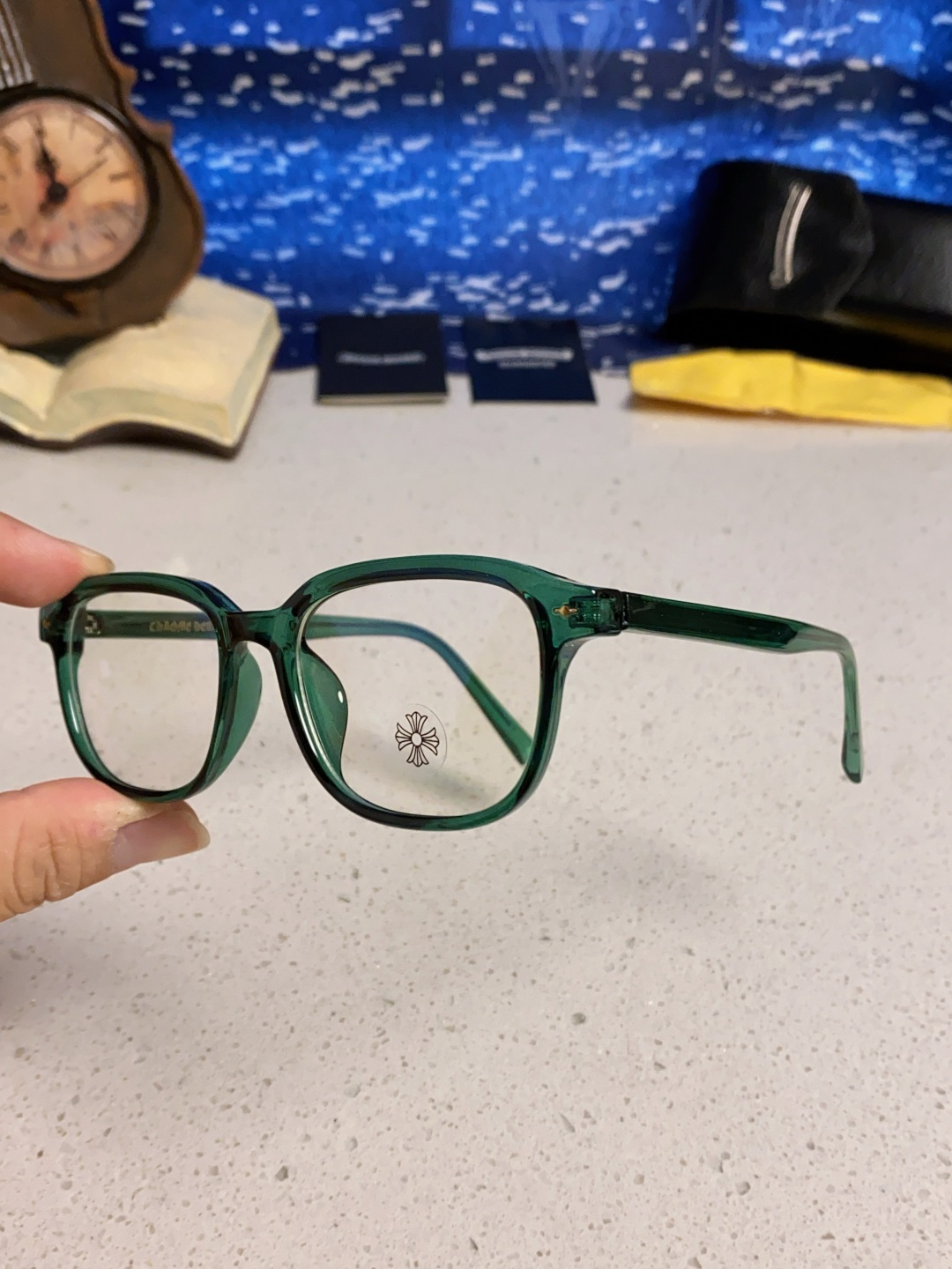 Chrome Hearts 克罗心 欧美新款太阳镜男女方框克家平光镜经典旅游时尚光学眼镜