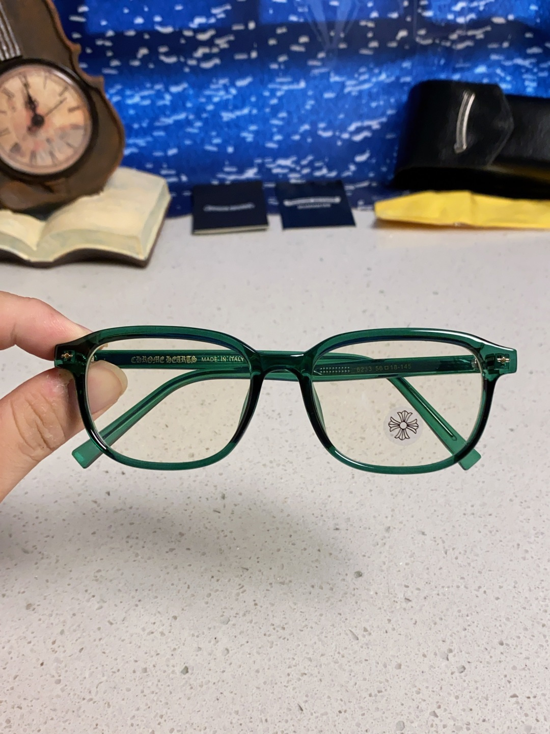 Chrome Hearts 克罗心 欧美新款太阳镜男女方框克家平光镜经典旅游时尚光学眼镜