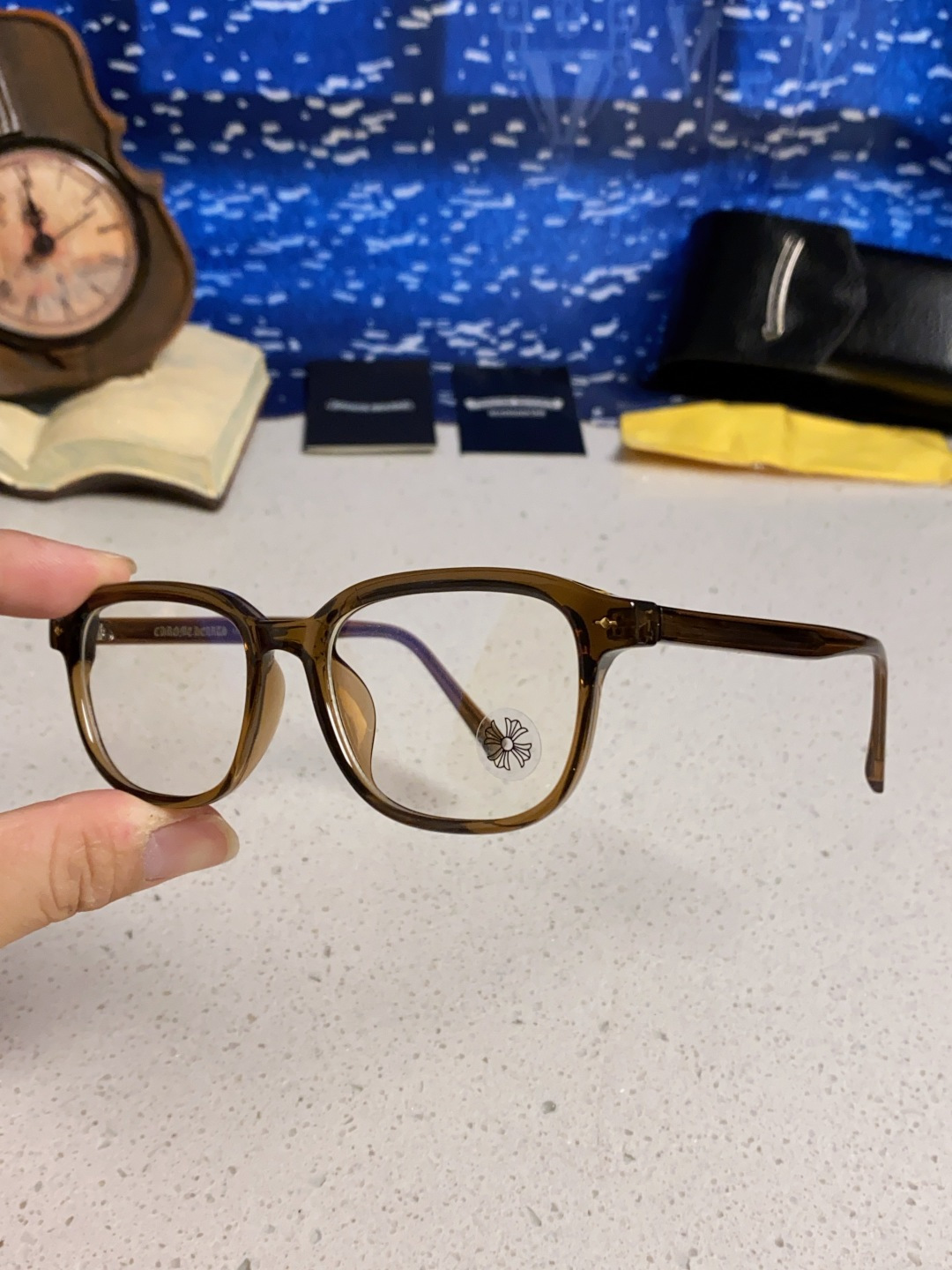 Chrome Hearts 克罗心 欧美新款太阳镜男女方框克家平光镜经典旅游时尚光学眼镜