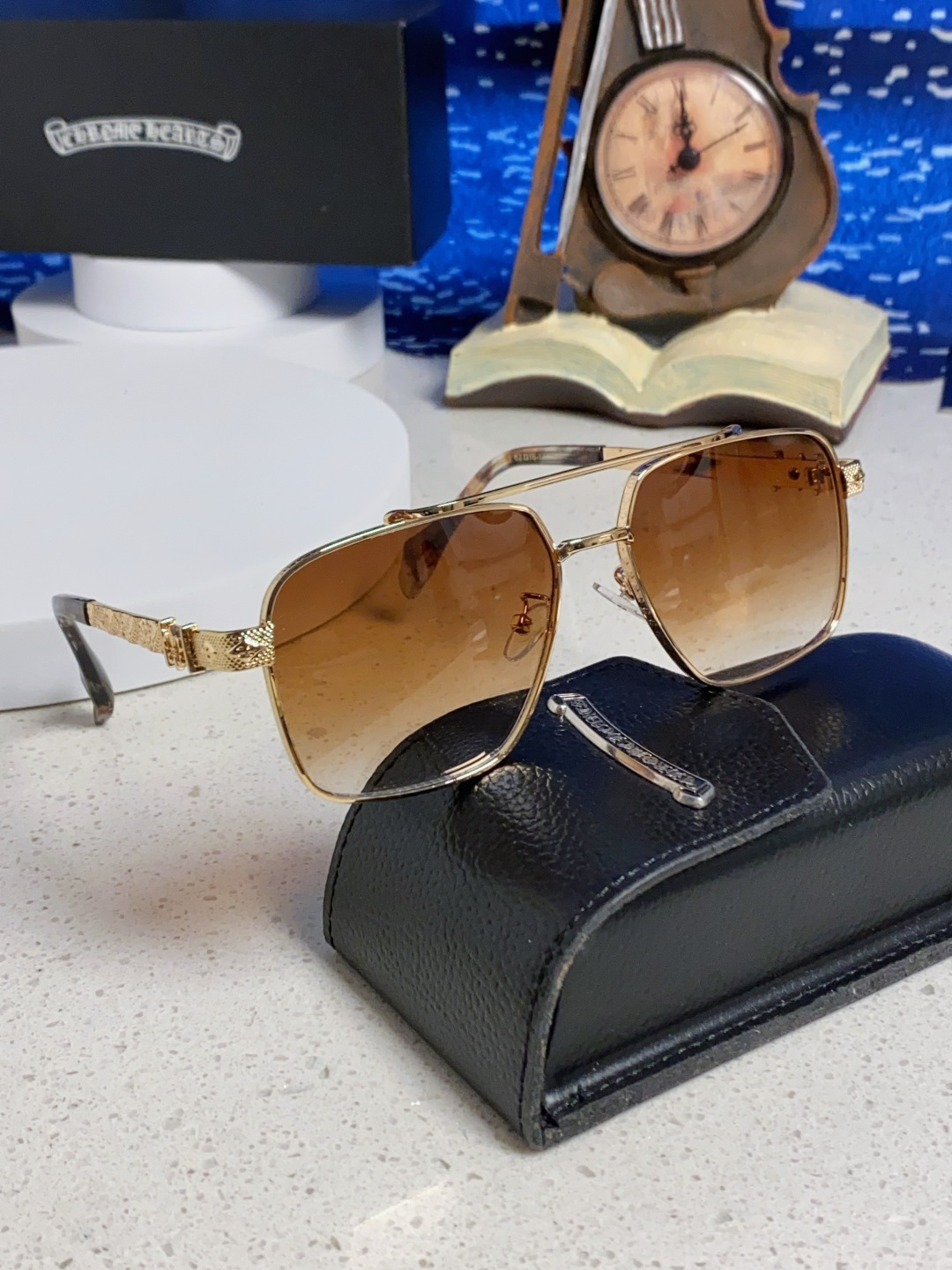 Chrome Hearts克罗心 2025新款高档太阳镜双梁大框男女款时尚百搭墨镜户外防晒复古眼镜