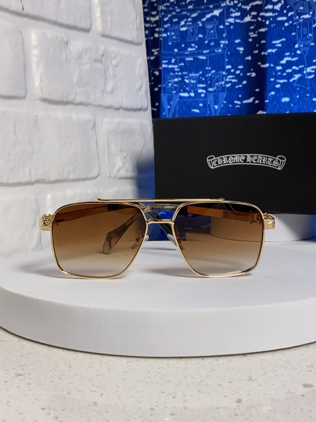 Chrome Hearts克罗心 2025新款高档太阳镜双梁大框男女款时尚百搭墨镜户外防晒复古眼镜