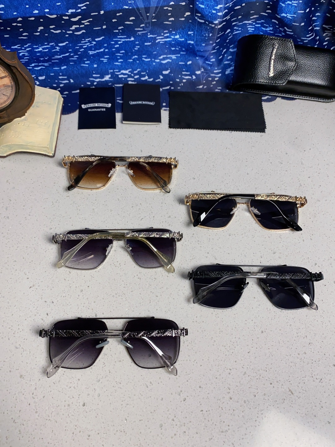 Chrome Hearts克罗心 2025新款高档太阳镜双梁大框男女款时尚百搭墨镜户外防晒复古眼镜