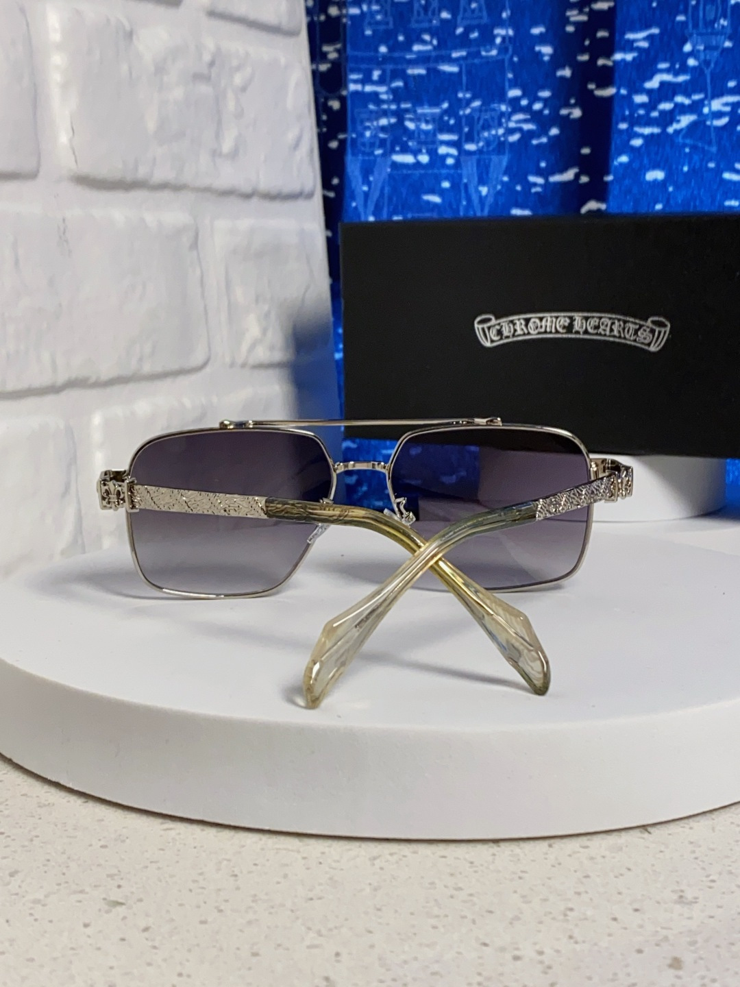 Chrome Hearts克罗心 2025新款高档太阳镜双梁大框男女款时尚百搭墨镜户外防晒复古眼镜