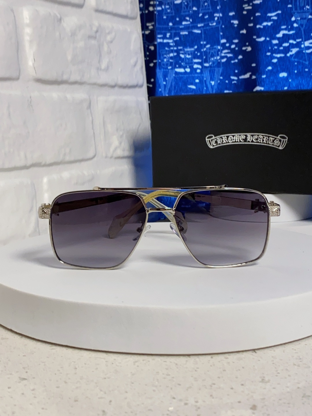 Chrome Hearts克罗心 2025新款高档太阳镜双梁大框男女款时尚百搭墨镜户外防晒复古眼镜