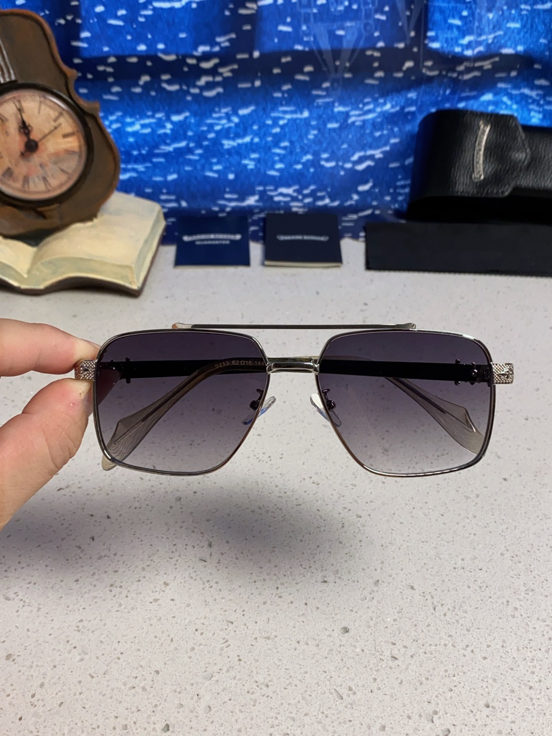 Chrome Hearts克罗心 2025新款高档太阳镜双梁大框男女款时尚百搭墨镜户外防晒复古眼镜