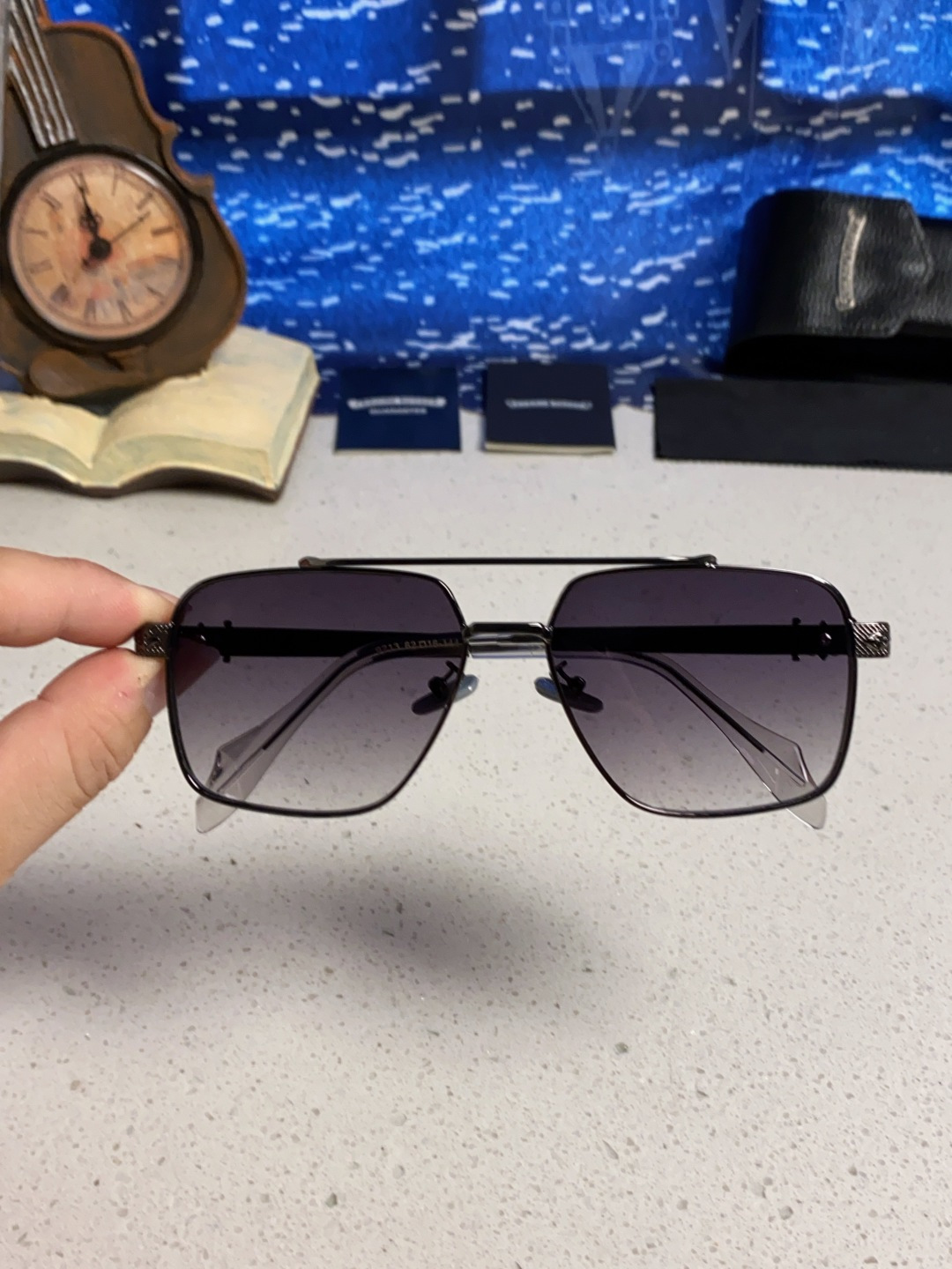 Chrome Hearts克罗心 2025新款高档太阳镜双梁大框男女款时尚百搭墨镜户外防晒复古眼镜