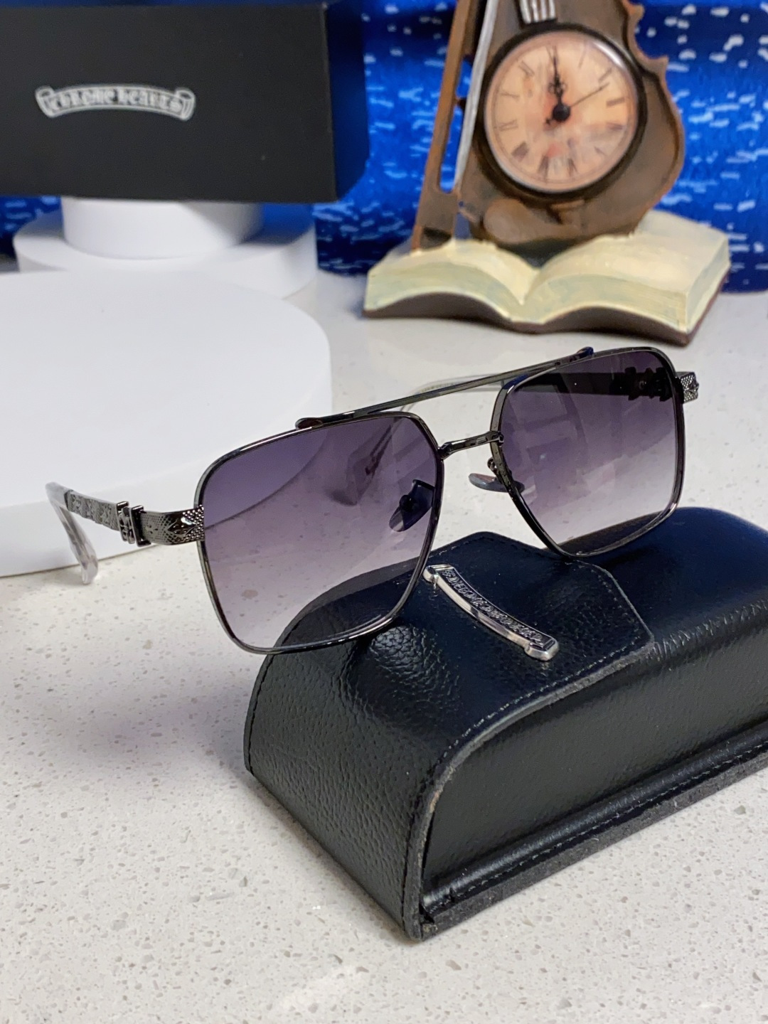 Chrome Hearts克罗心 2025新款高档太阳镜双梁大框男女款时尚百搭墨镜户外防晒复古眼镜