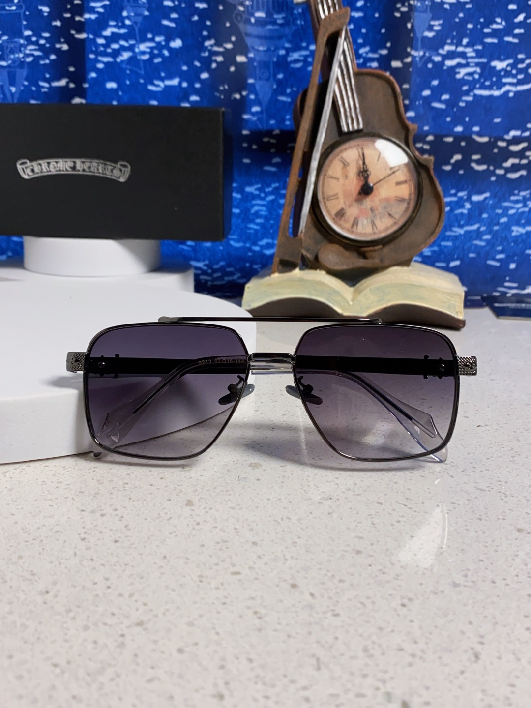 Chrome Hearts克罗心 2025新款高档太阳镜双梁大框男女款时尚百搭墨镜户外防晒复古眼镜