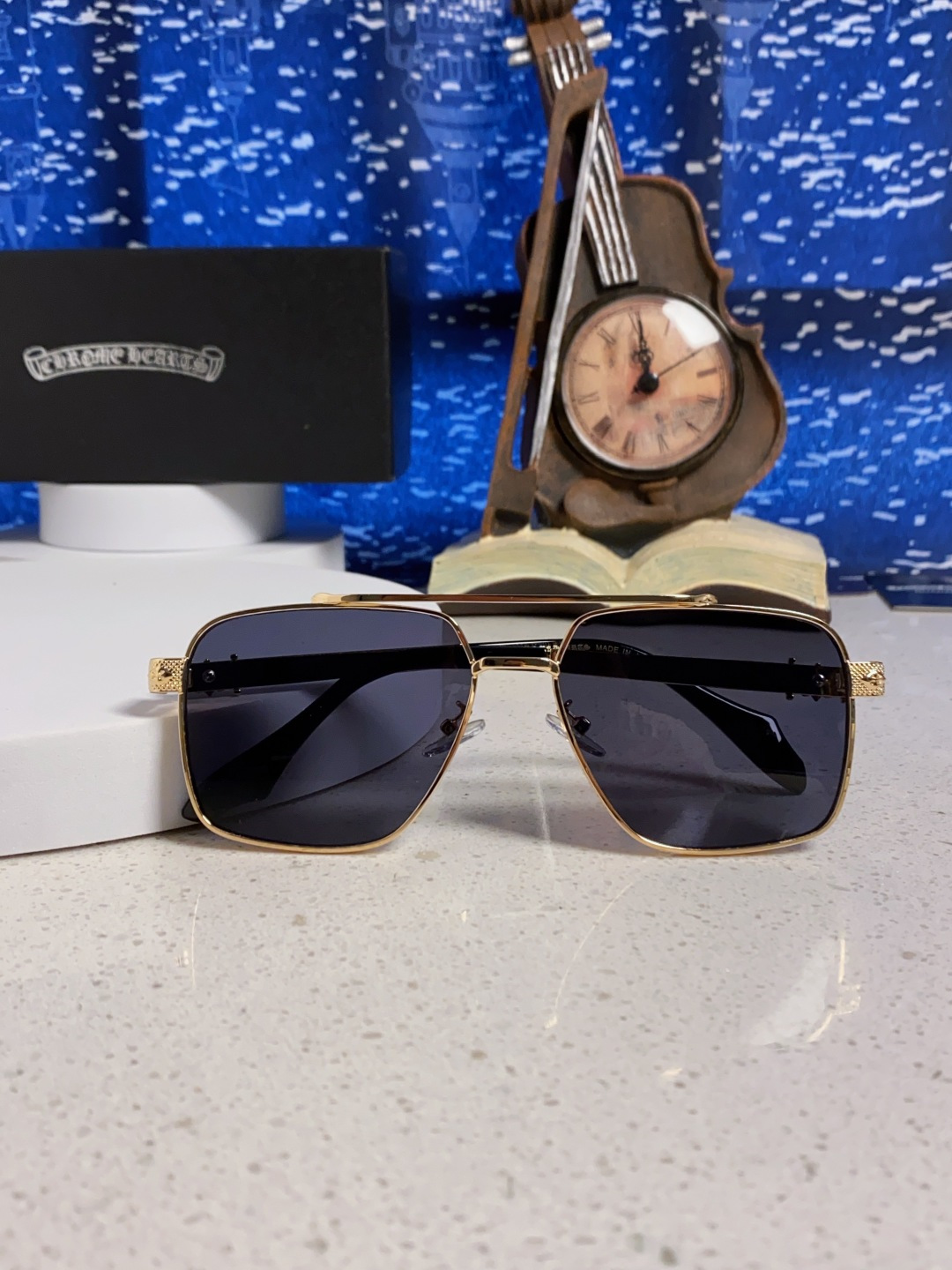 Chrome Hearts克罗心 2025新款高档太阳镜双梁大框男女款时尚百搭墨镜户外防晒复古眼镜