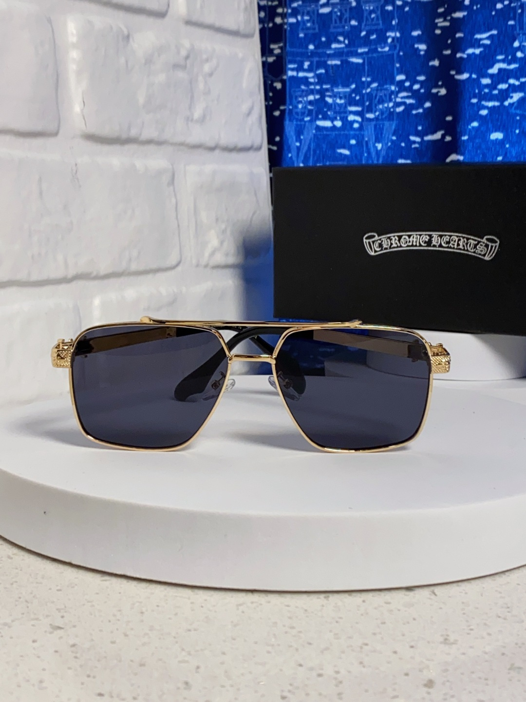 Chrome Hearts克罗心 2025新款高档太阳镜双梁大框男女款时尚百搭墨镜户外防晒复古眼镜