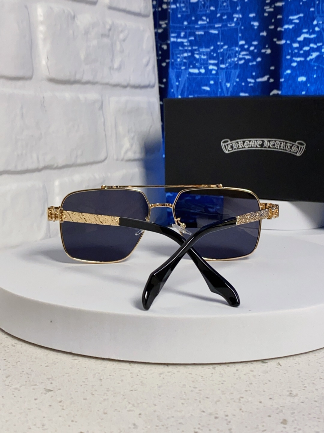 Chrome Hearts克罗心 2025新款高档太阳镜双梁大框男女款时尚百搭墨镜户外防晒复古眼镜