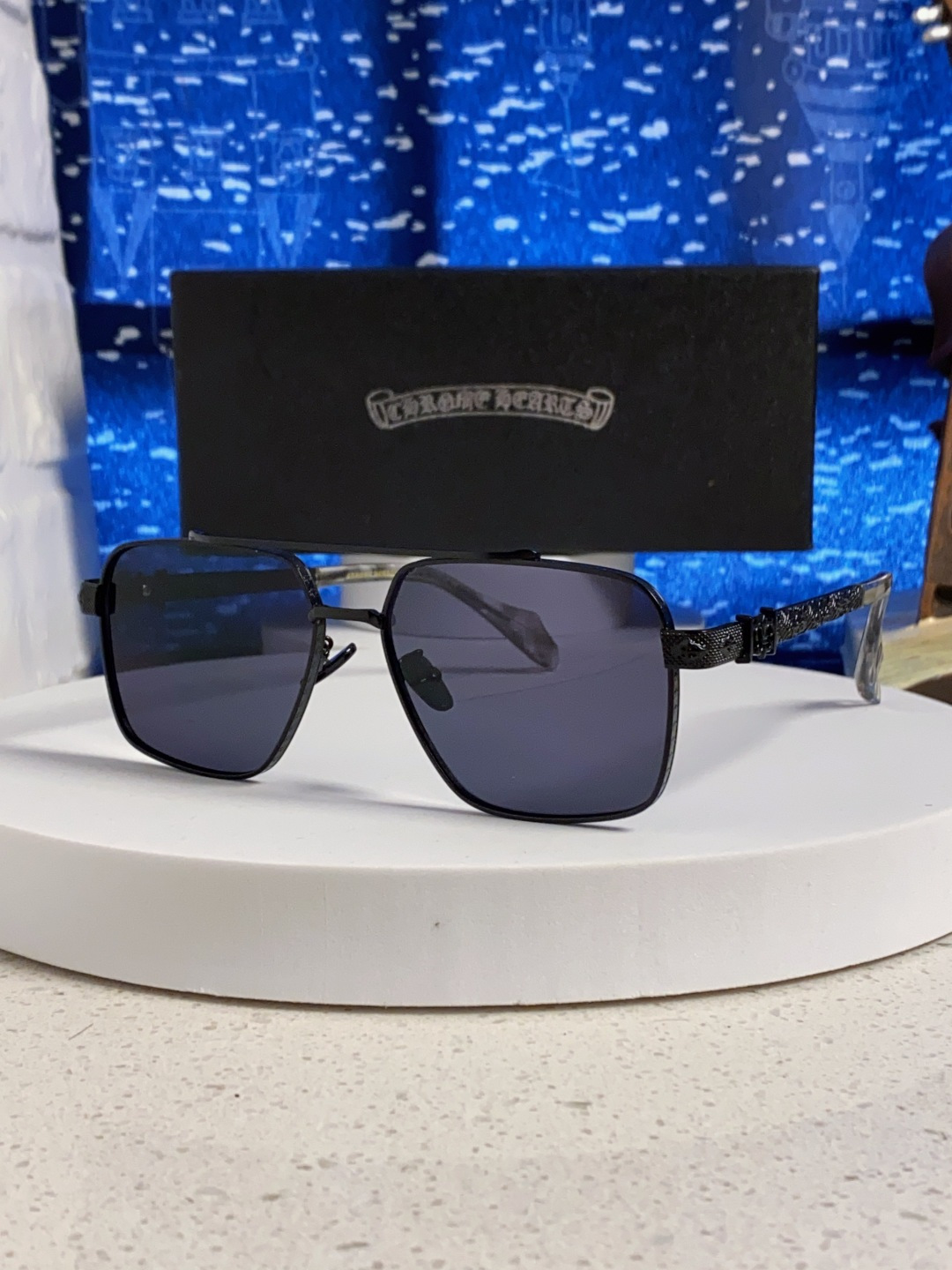 Chrome Hearts克罗心 2025新款高档太阳镜双梁大框男女款时尚百搭墨镜户外防晒复古眼镜