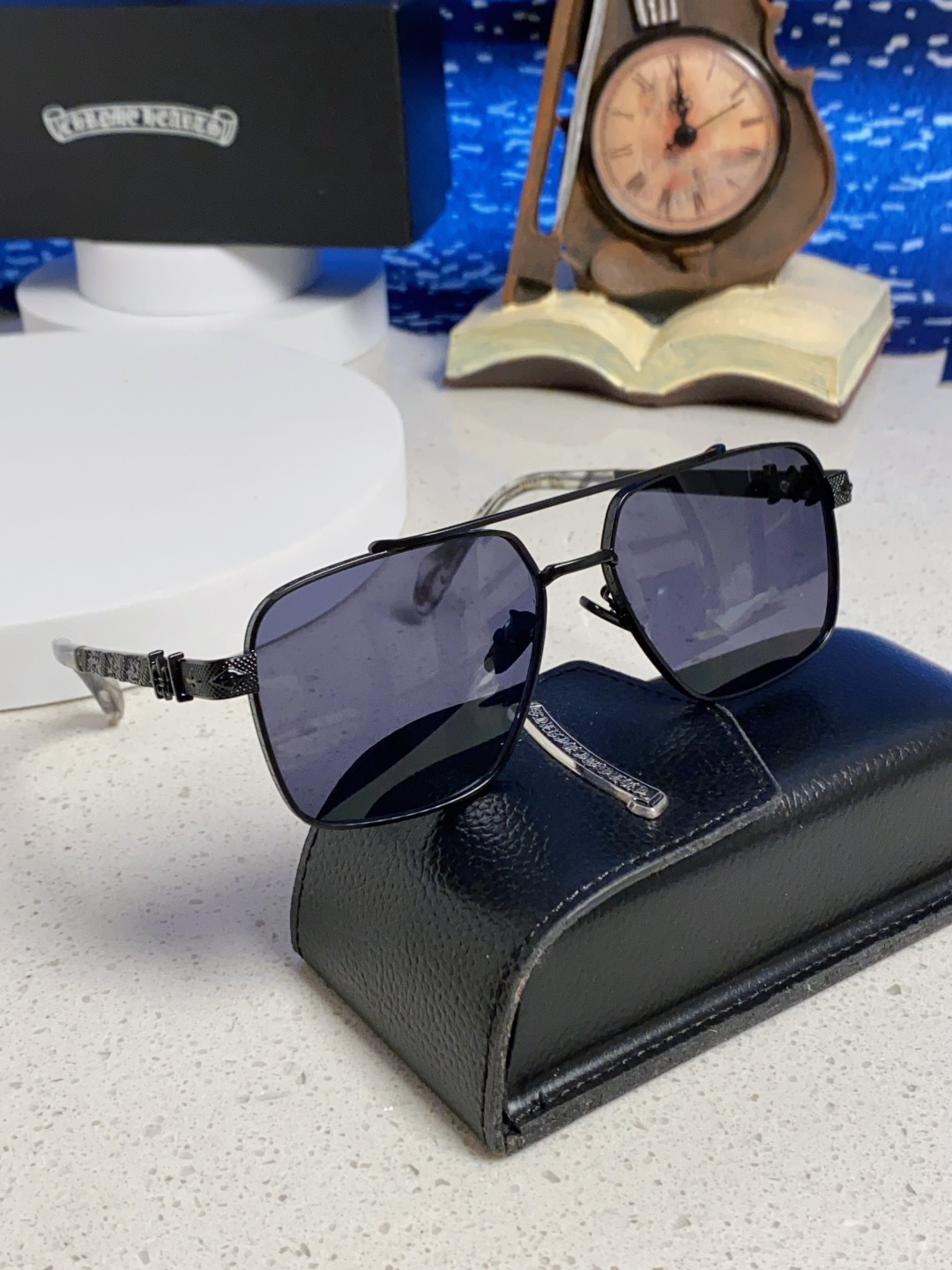 Chrome Hearts克罗心 2025新款高档太阳镜双梁大框男女款时尚百搭墨镜户外防晒复古眼镜