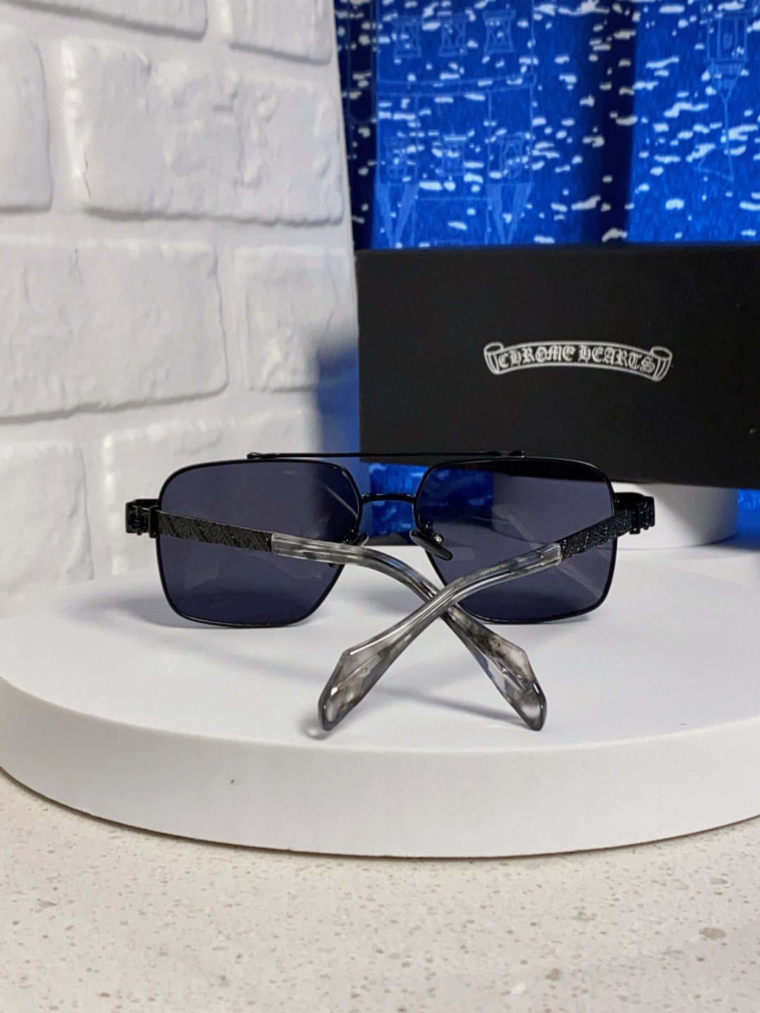 Chrome Hearts克罗心 2025新款高档太阳镜双梁大框男女款时尚百搭墨镜户外防晒复古眼镜