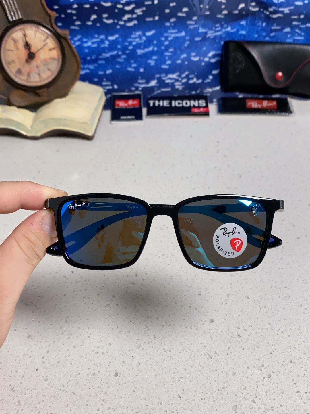 RayBan雷朋 2025新款偏光太阳镜男女开车驾驶墨镜经典复古徒步旅行者 RB9537